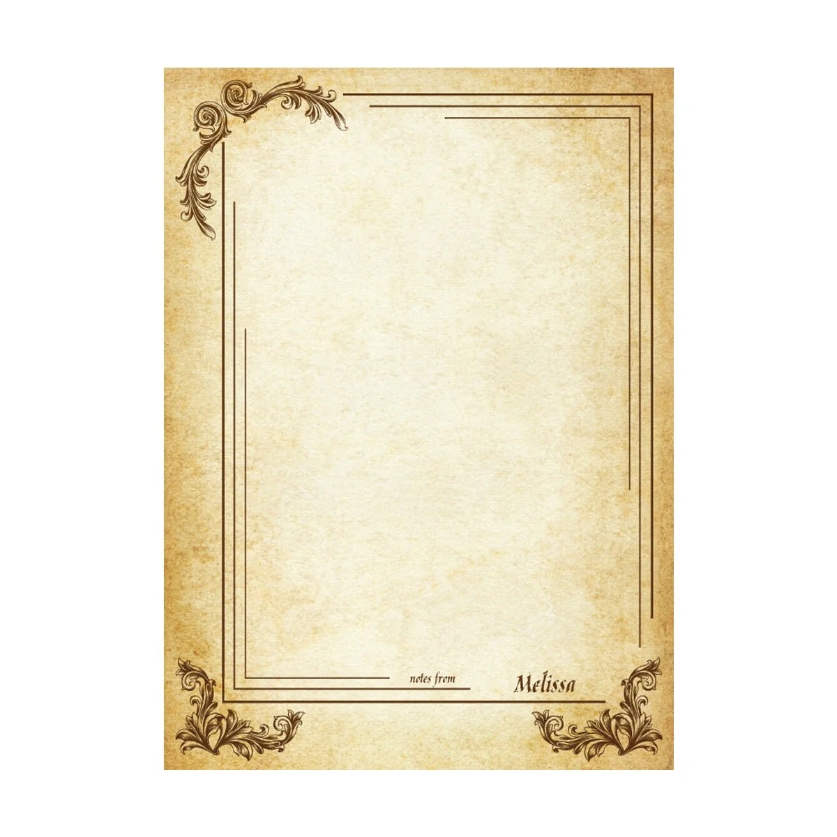 Parchment Stationery Vintage Design Boxed Gift Set -20/10 with Personalization option - Image 19