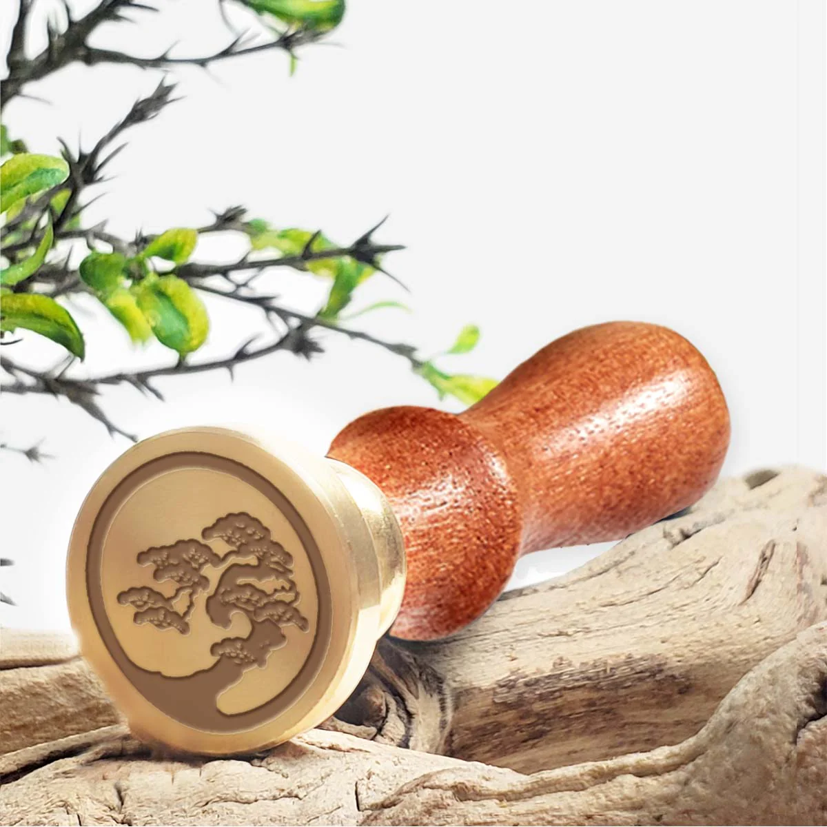 Bonsai Tree Wax Seal Stamp #3888 -USA Handcrafted
