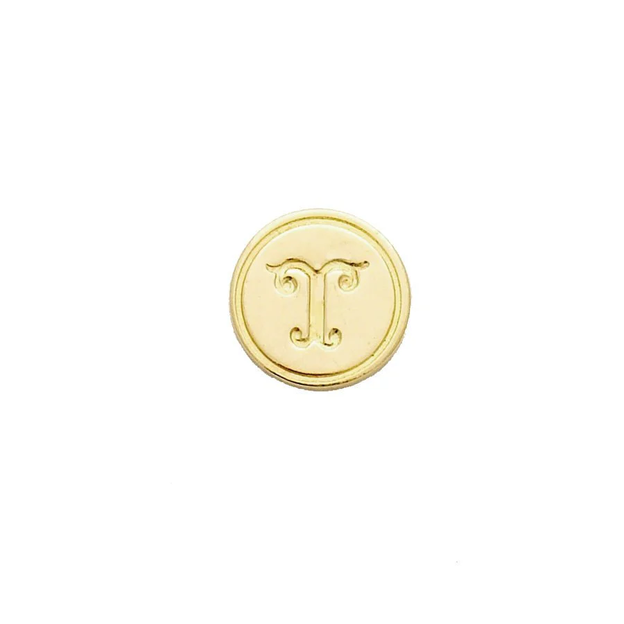 Brass Cerif Initial Wax Seal Stamp Gift Set kit with Gold Sealing Wax - Image 23