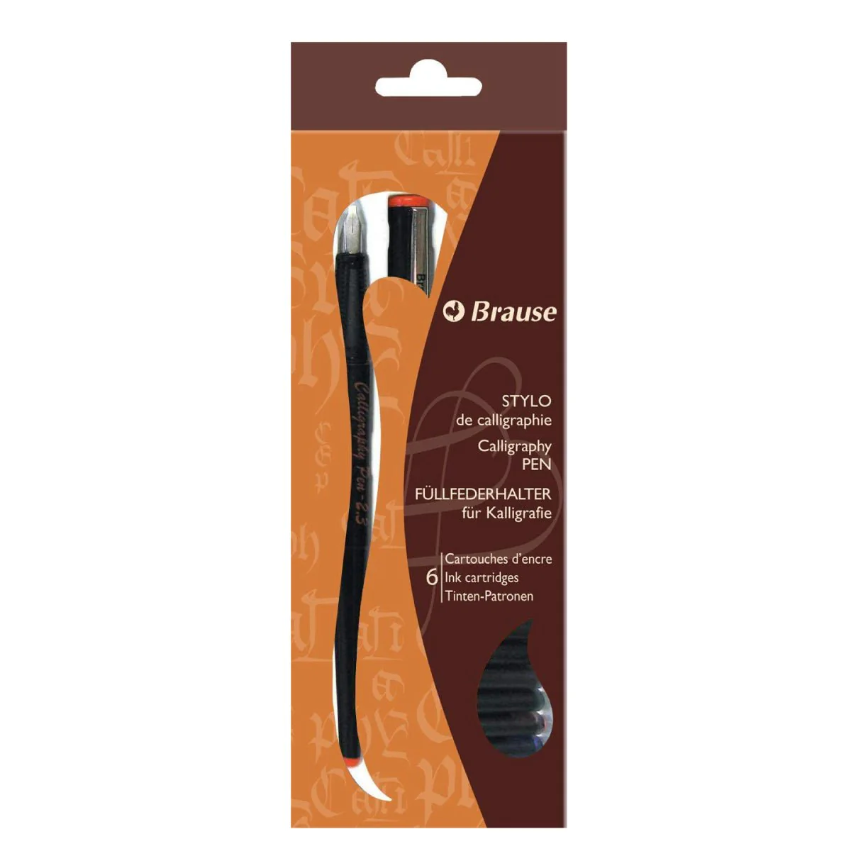 Brause Calligraphy Pen with Ink Cartridges - Image 4