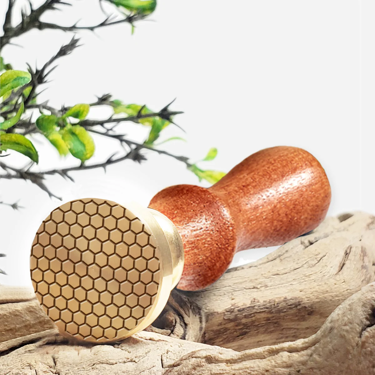 Honeycomb Wax Seal Stamp #7669 -USA Handcrafted