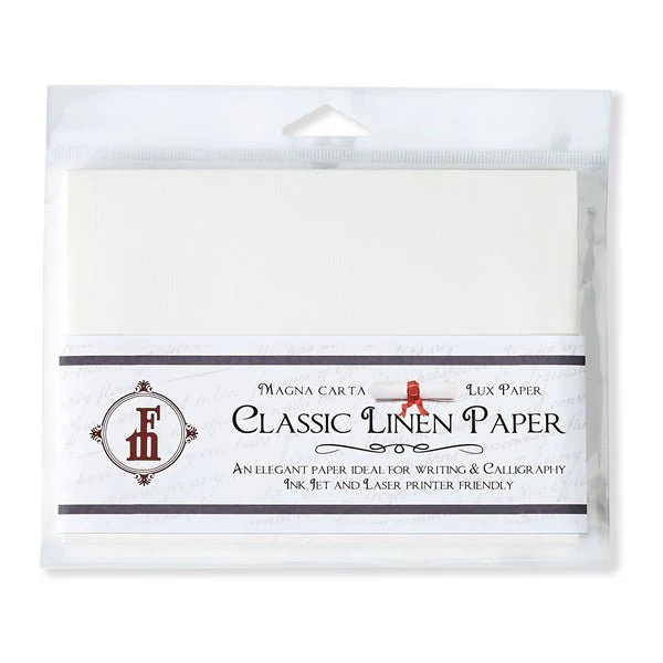 Classic Linen A6 Brilliant White Envelopes -10pk - Image 3