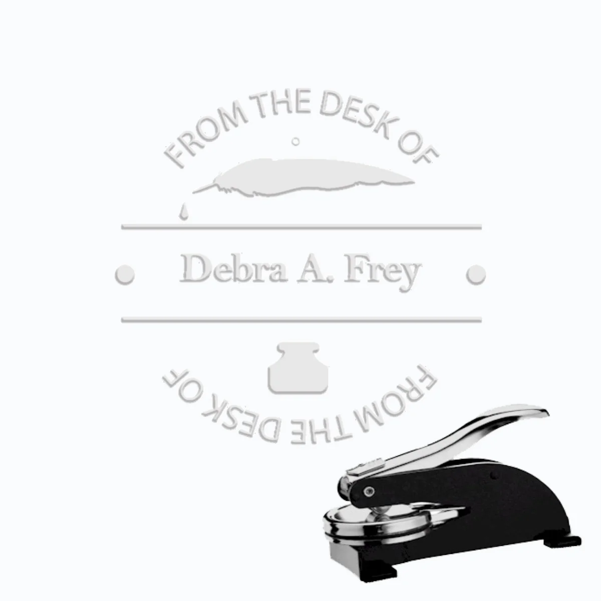 From The Desk Paper Embosser #232 -1.625" imprint