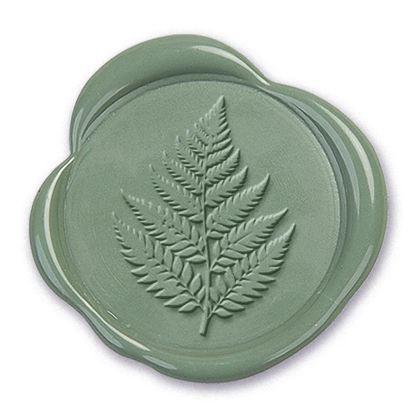 Fern Leaf Wax Seal Stamp #5213 -USA Handcrafted - Image 2