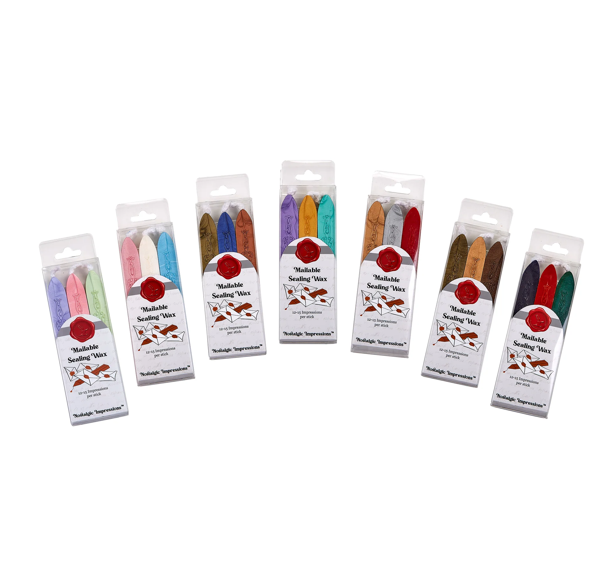 Flexible Letter Sealing Wax - Popular Color Tri-Packs