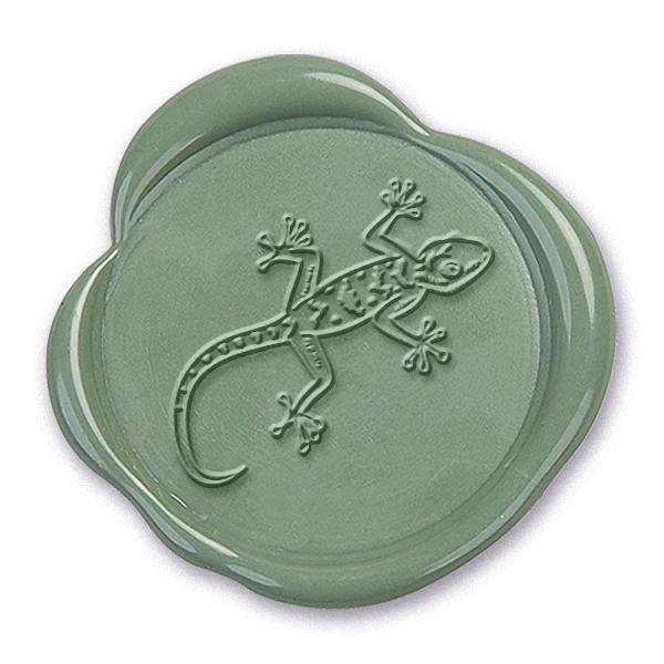 Gecko Wax Seal Stamp #3722 -USA Handcrafted - Image 2