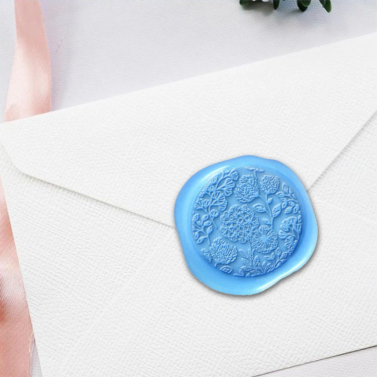 Into The Garden Hand Pressed Adhesive Wax Seals #7509PNS