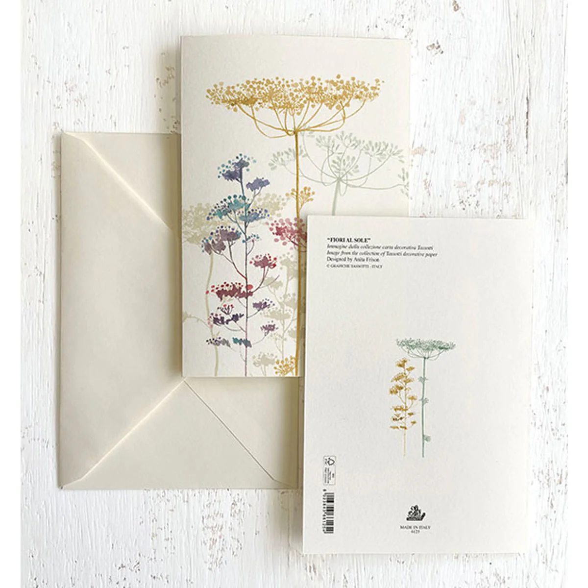 Fiore Al Sole Italian Note Cards Boxed Sets 4x6"- by Tassotti Italy 8/8 - Image 2