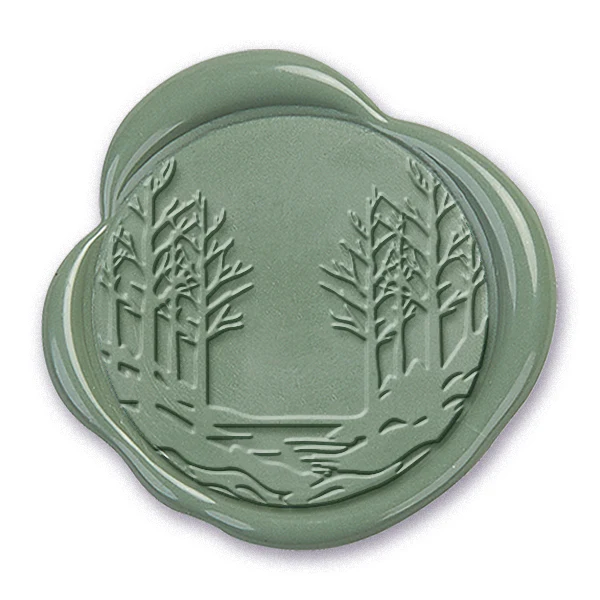 Dark Forest Wax Seal Stamp #5184- USA Handcrafted - Image 2