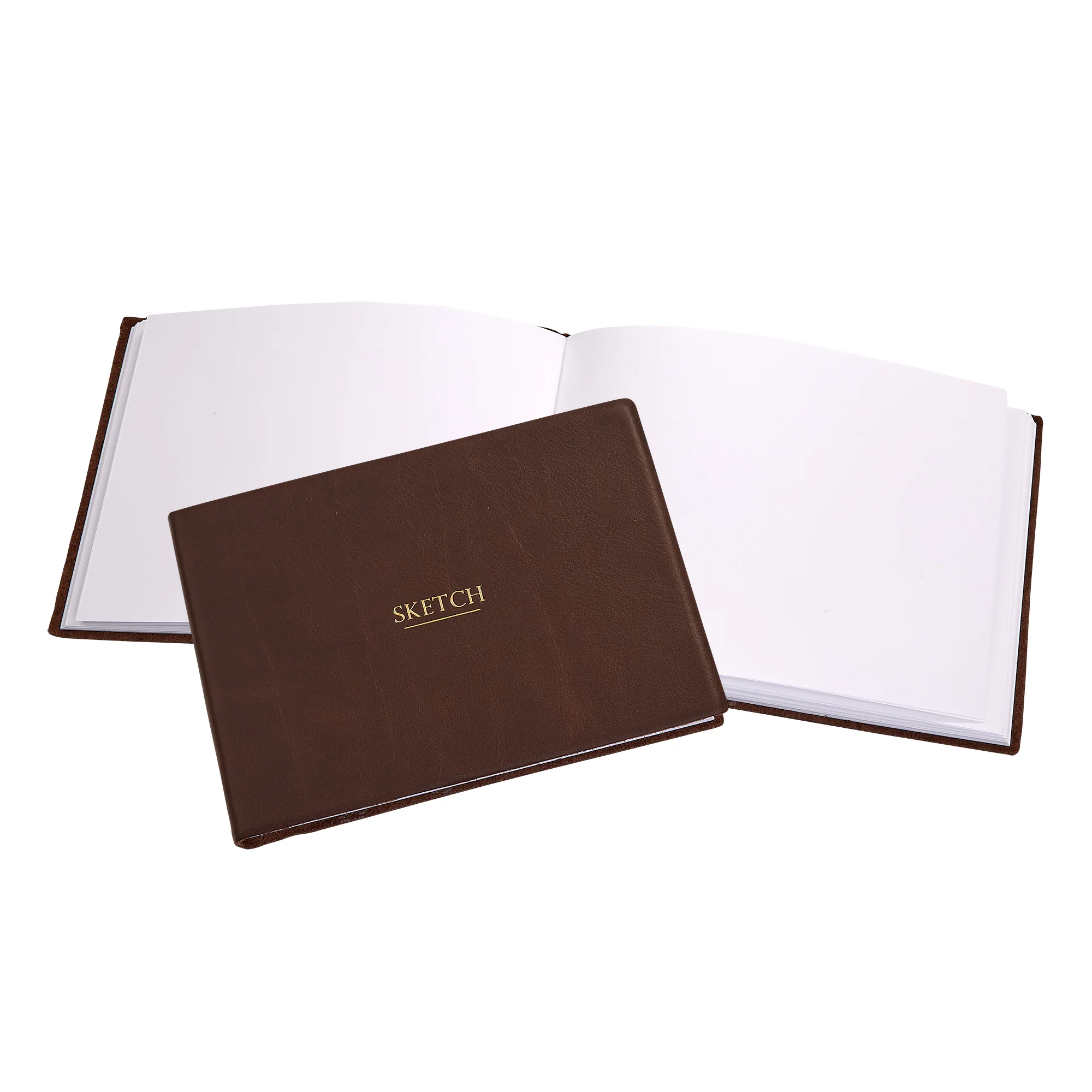 Leather Artisan Sketchbook -Hand crafted Italian Artisan Made-Vertical or Horizontal - Image 3