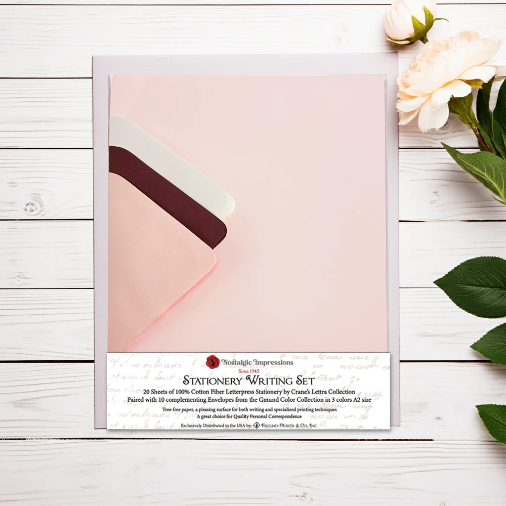 Letterpress Stationery Set with envelopes- 8.5x11- 100% Cotton printable- 20/10-multi-colors - Image 9