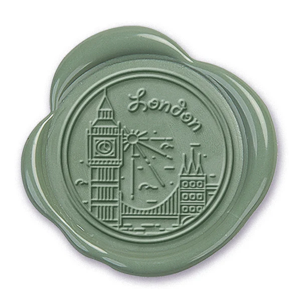London Wax Seal Stamp #7600- USA Handcrafted - Image 2