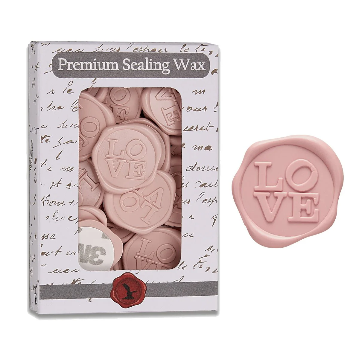 Love Adhesive Wax Seal Quick-Ship Stickers 25PK-7 Colors - Image 5