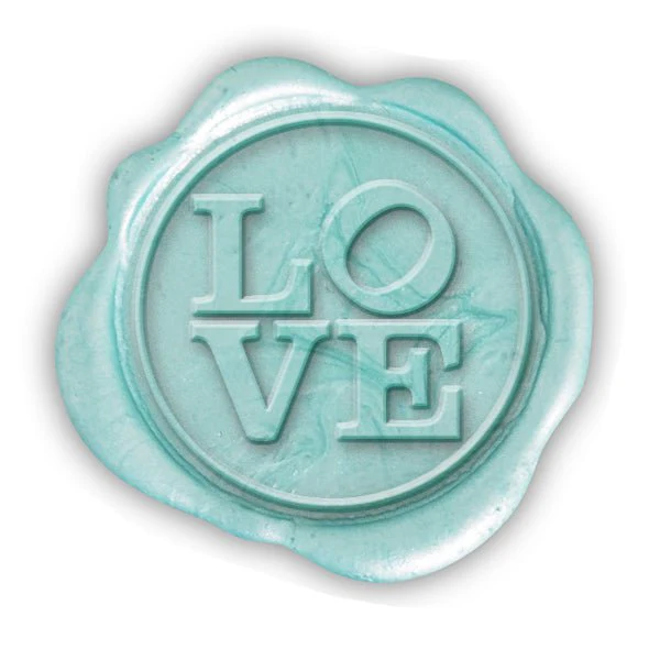 LOVE Hand Pressed Adhesive Wax Seals #LS585HPNS - Image 2