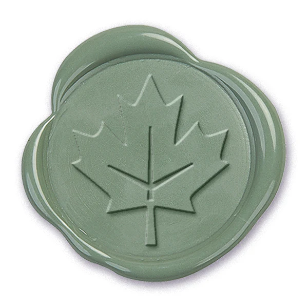 Maple Leaf  Wax Seal Stamp #5006 -USA Handcrafted - Image 2