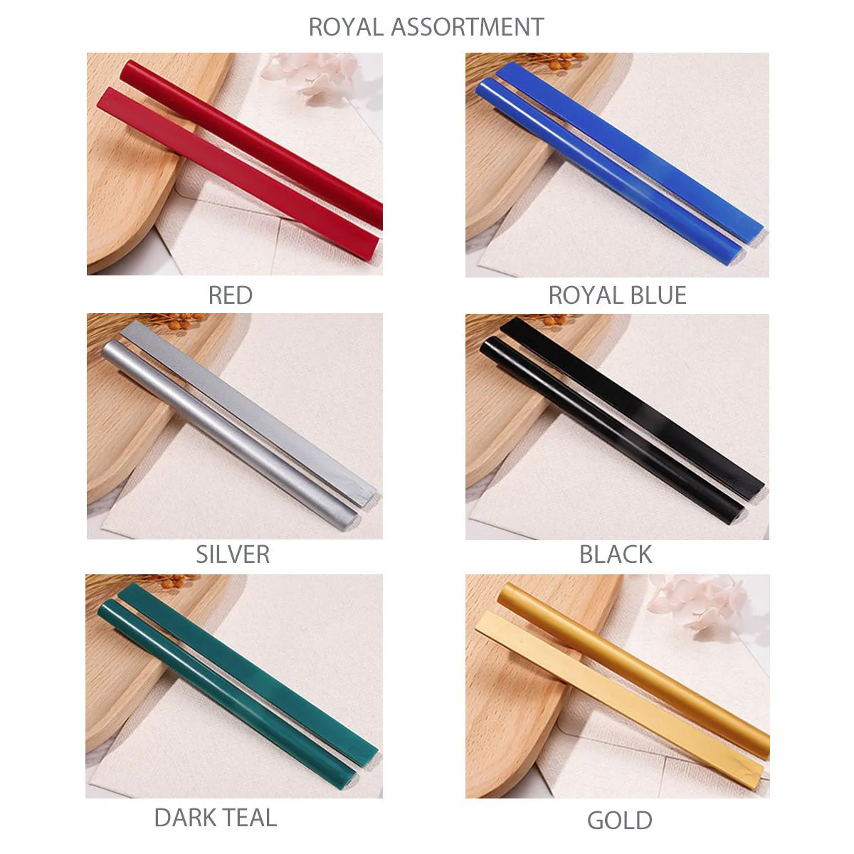 Premium Glue Gun Sealing Wax Half Sticks-  12 Pack (6 sticks) - Image 15