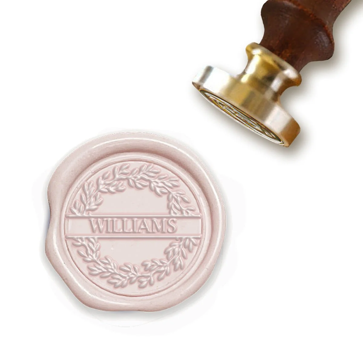 Garland with Name Custom Wax Seal Stamp with Multiple Font Choices & Preview #8734 - Image 2