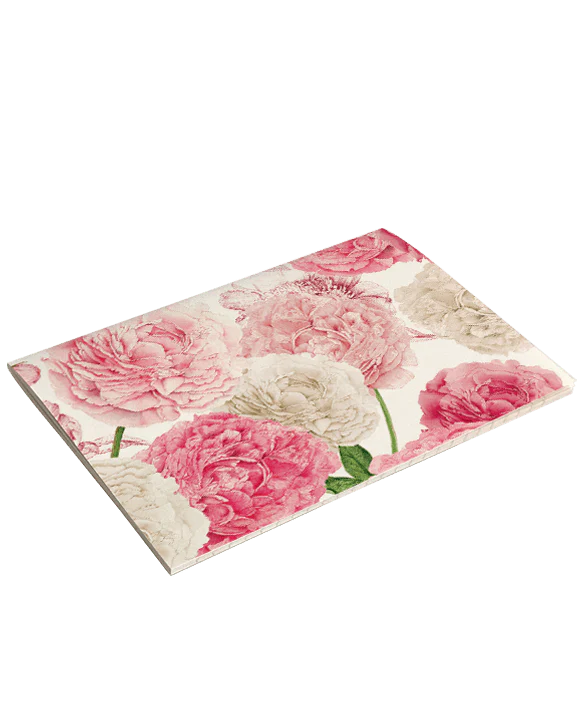 Peonies Stapled Notebooks 6x8 " - Lined - Image 2