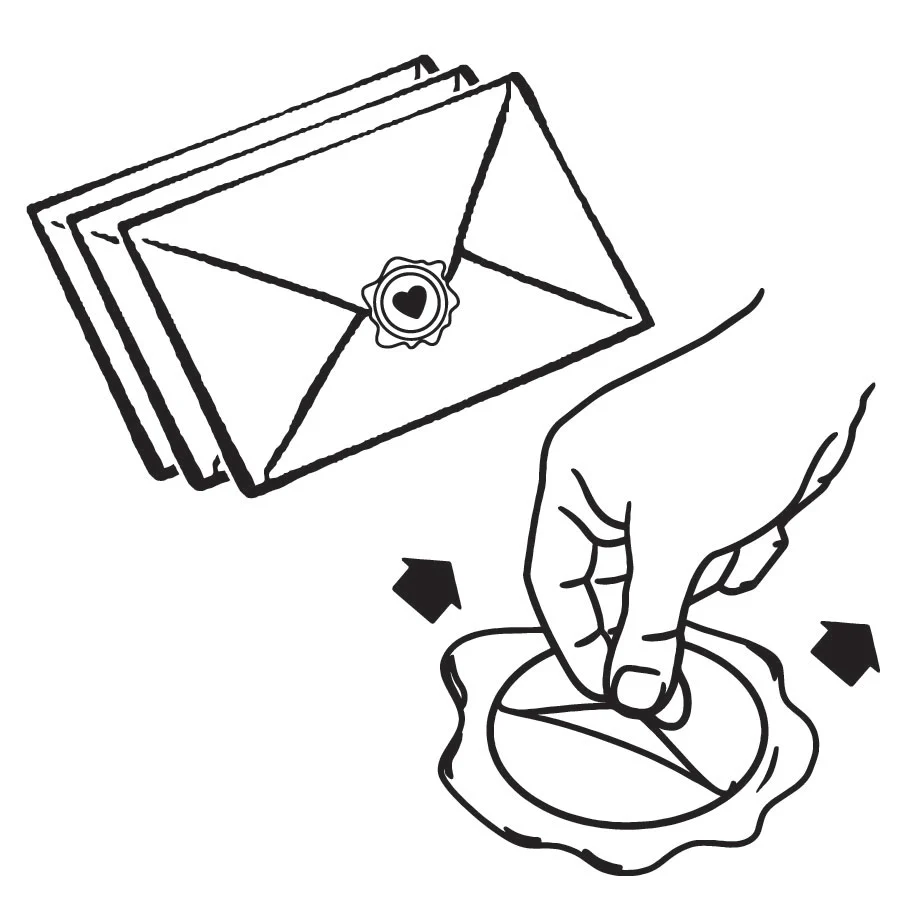Pineapple Adhesive Wax Seal Quick-Ship Stickers 25PK-Classic Gold - Image 3