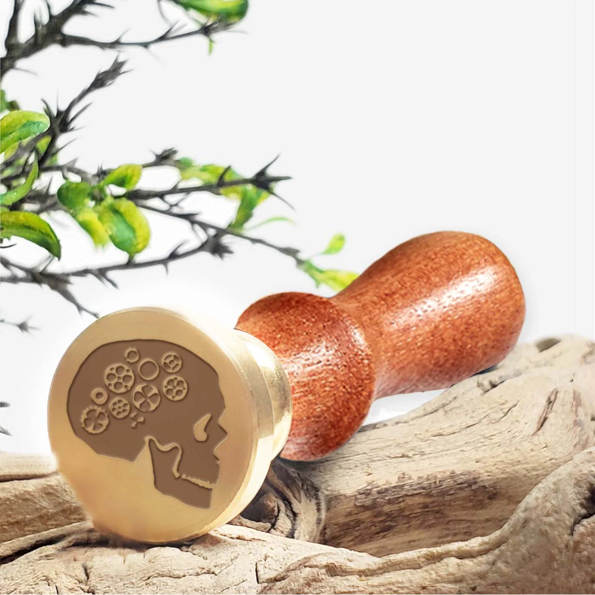 Pirate Skull Wax Seal Stamp #4207- USA Handcrafted
