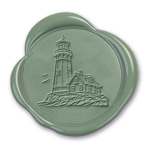 Scenic Lighthouse Wax Seal Stamp #5189- USA Handcrafted - Image 2