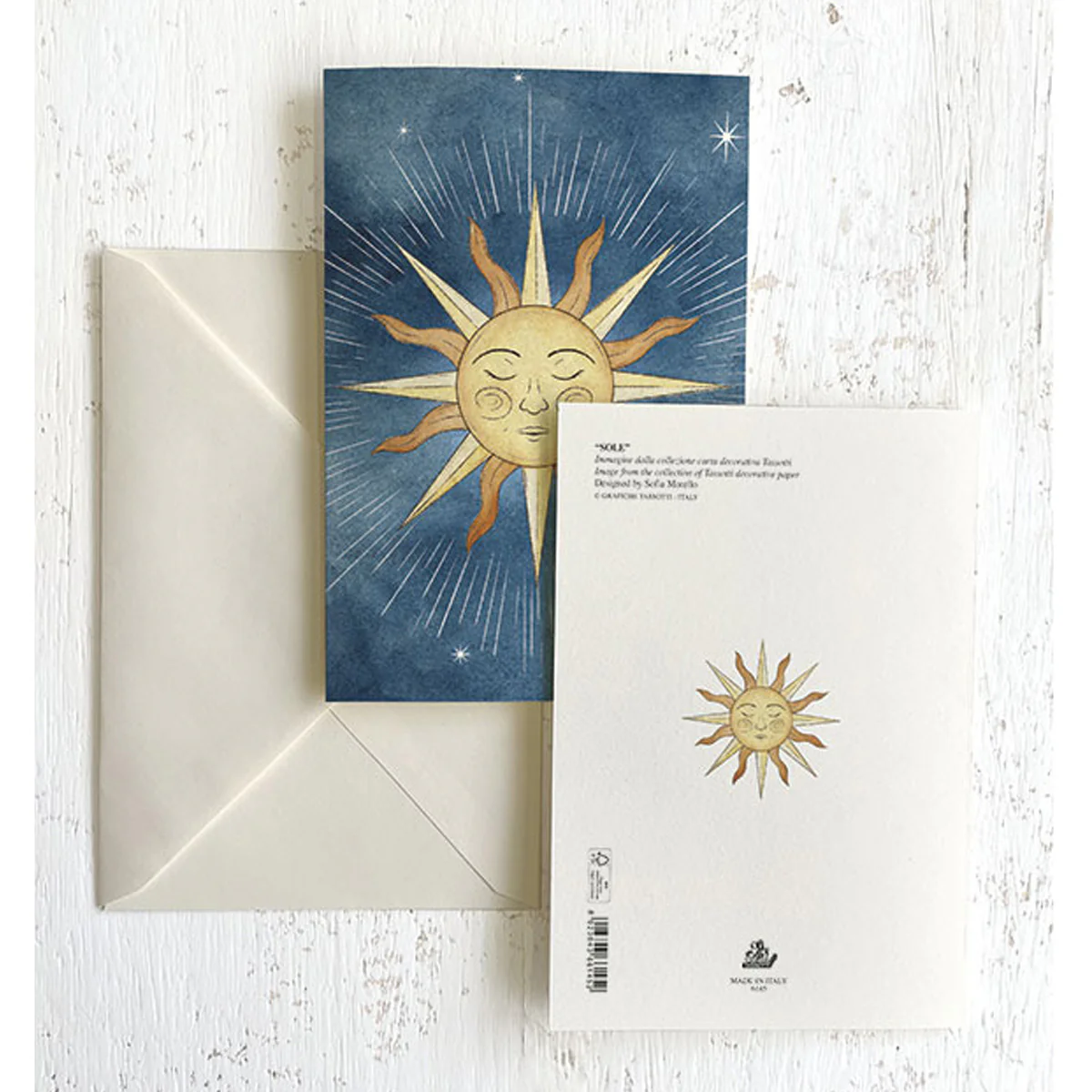 Sole/Sun Italian Note Cards Boxed Sets 4x6" - by Tassotti Italy 8/8 - Image 2