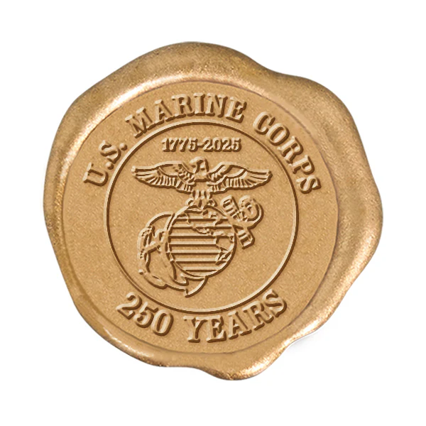 US MARINES 250 Year Anniversary Wax Seal Stamp Kit Special Edition-customizeable - Image 4